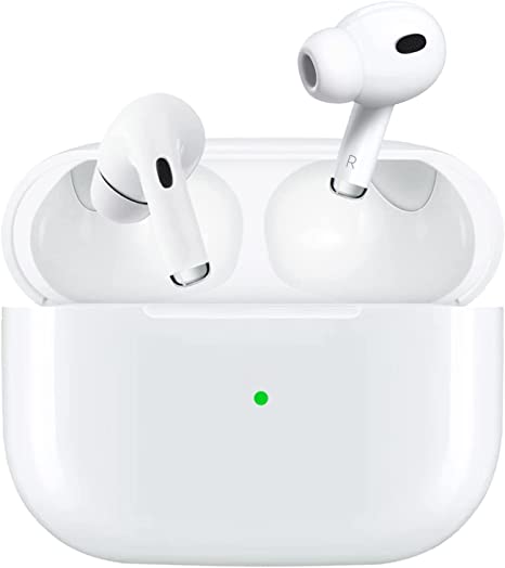 Wireless Earbuds Bluetooth [Apple MFi Certified] AirPods Pro in Ear Light-Weight Headphones Built-in Microphone, with Touch Control, Noise Cancelling, Charging case for iPhone/Android