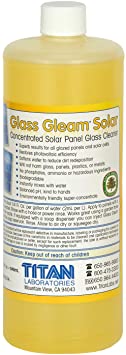 Glass Gleam Solar - Solar Panel Cleaner - Highly Concentrated - 1 Gallon Makes 500 Gallons of RTU Product (1 Quart)