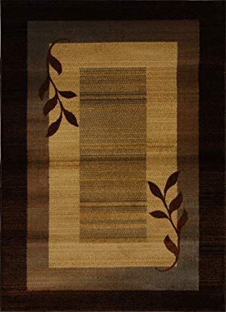 Home Dynamix  Royalty Clover Contemporary Modern Runner Rug, Geometric Brown/Blue 1'9"x7'2" rectangle