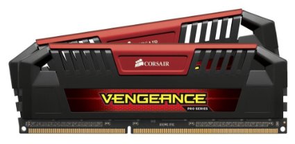 Corsair CMY16GX3M2A2400C11R Vengeance Pro Series 16GB (2x8GB) DDR3 2400Mhz CL11 XMP Performance Desktop Memory Kit - Red