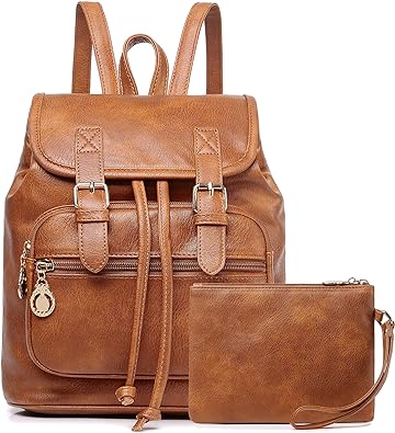 Women Mini Backpack Purse Small Cute Retro Leather Daypacks Convertible Casual Shoulder Bag