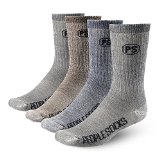 4pairs 71 Premium Merino Wool Crew Socks Made in USA People Socks