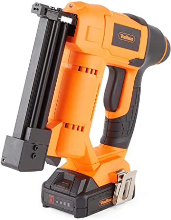 VonHaus Cordless Nail Gun 18v Li-ion Nailer Stapler - Battery Operated – Ergonomic – Medium Duty for Fabrics, Upholstery, Underlay, Carpeting, Roofing & Crafts