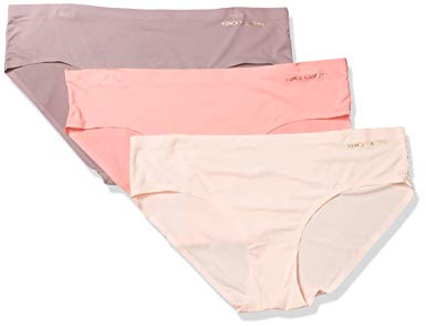 Vince Camuto Women's No Show Seamless Hipster Panty Underwear Multi-Pack