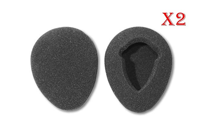 Two Pairs of 80mm Foam Earpads fits Infrared Wireless Headphones in GM Ford Toyota Nissan Honda Automobile Entertainment DVD Player Systems