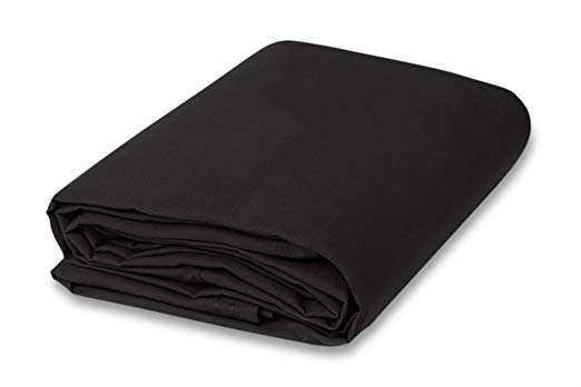 Cotton Canvas Drop Cloth (8' x 10', Black)