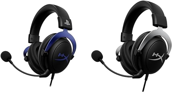 HyperX Cloud - Gaming Headset, Playstation Official Licensed Product, for PS5 and PS4 & CloudX – Official Xbox Licensed Gaming Headset