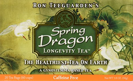 Dragon Herbs Spring Dragon Longevity Tea Caffeine Free -- 20 Tea Bags