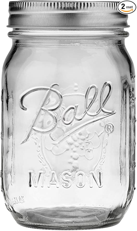 Purple/Silver Ball Mason Jar - Quart (32 oz) with Lids and Bands Wide Mouth - Vintage Heritage Collection Limited Edition - Great for Canning, DIY, Decor, Weddings, Glassware, Art