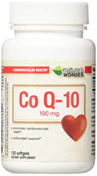 Nature's Wonder COQ10 100mg Nutritional Supplement, 120 Count