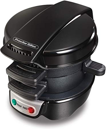 Proctor Silex 25481C Sandwich Maker, Black