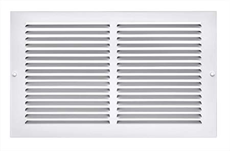 Accord ABRGWH148 Return Grille with 1/2-Inch Fin Louvered, 14-Inch x 8-Inch(Duct Opening Measurements), White