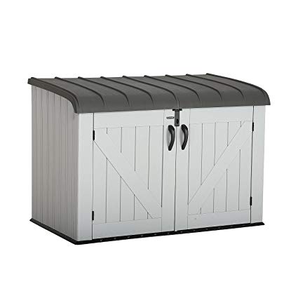 Lifetime 6ft x 3.5ft Plastic Storage Unit -Grey