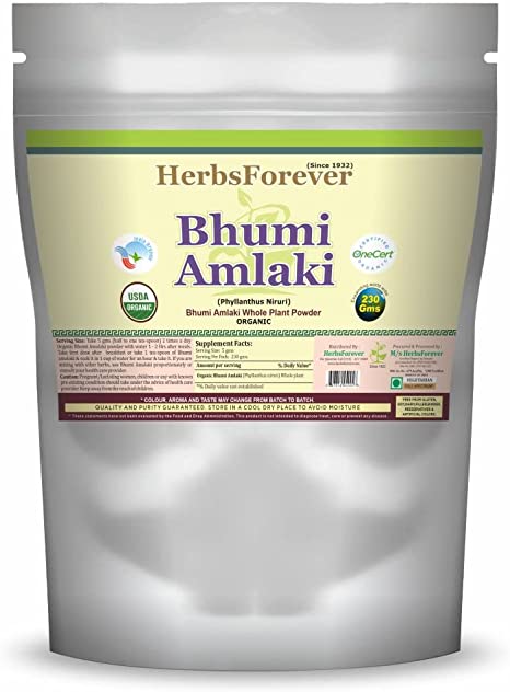 Organic 100% Pure Bhumi Amlaki Chanca Piedra commonly Called Stone Breaker Combats Excess uric Acid normalizes Elevated Urinary Calcium Levels in Urinary Calculi for Chronic Liver Problems