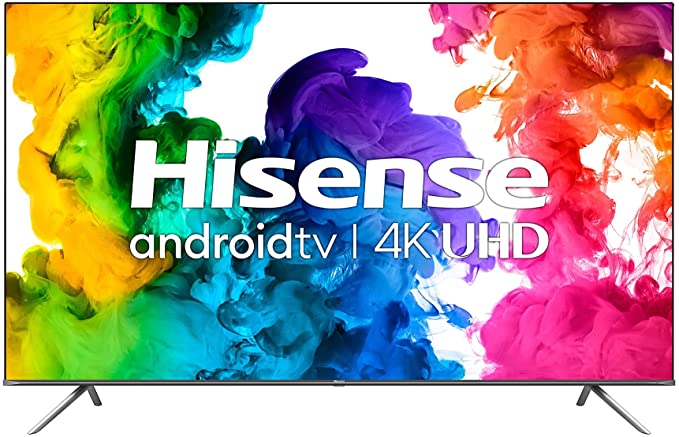 Hisense 85A68G - 85" Smart TV Ultra HD 4K Dolby Vision HDR10 Android Television with Bluetooth, Voice Remote (Canada Model) (2021)