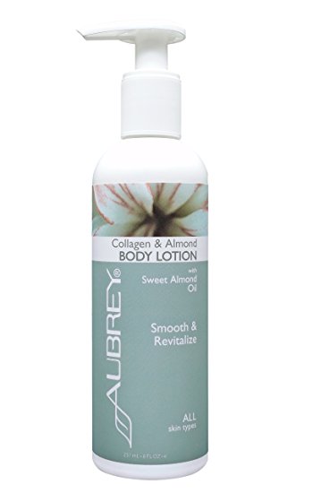 Aubrey Organics Collagen & Almond Moisturizing Hand & Body Lotion - 8 oz