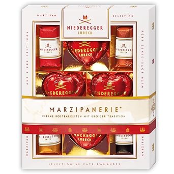 Niederegger Lubeck Marzipanerie (100g/ 3.5 Oz) Assorted Marzipan-flavoured Chocolates