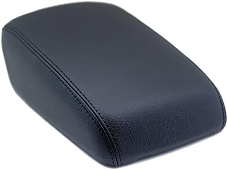 Autoguru Center Console Armrest Synthetic Leather Cover Black for Ford Focus 12-15