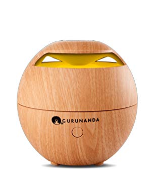GuruNanda Aromatherapy Best Essential Oil Diffuser Ultrasonic Cool Mist"Light Globe" Diffuser Aroma Essential Oil Humidifier with Adjustable Mist Mode Auto Shut-Off