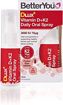 BetterYou DLux  Vitamin D K2 - 12ml (Pack of 4)