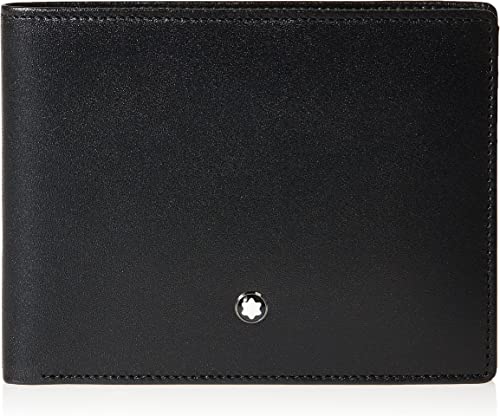 Montblanc Wallet 6cc Black Masterpiece 14548 Unisex Adult Wallet