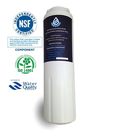 Clearwasser Maytag UKF8001 Compatible Refrigerator Replacement Water Filter. Also Best for Kenmore 469006, 469992, Amana UKF8001AXX, EDR4RXD1. Labels Included reminding to change Ice Maker Cartridge