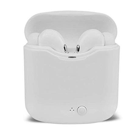 Halffle Wireless Bluetooth Earphones Stereo Music Mini Phone Headset with Charger Box Bluetooth Headsets