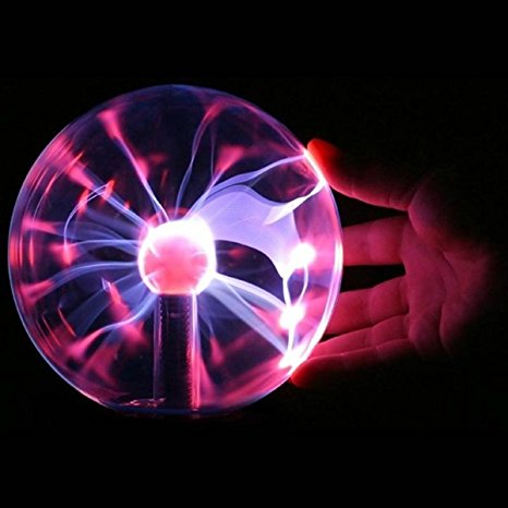 SOLMORE USB Plasma Ball Sphere Lightning Light Magic Crystal Lighting Lamp Desktop Globe Laptop Stage Lighting Bedroom Ball Disco Party Light