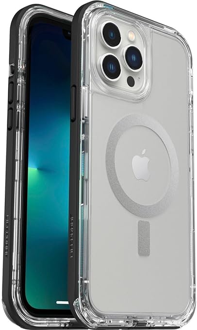 LifeProof Next Screenless Series Case for MagSafe for iPhone 13 PRO MAX & iPhone 12 PRO MAX (ONLY) Non-Retail Packaging - Black Crystal