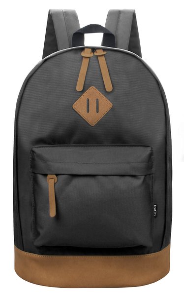EcoCity Classic College School Laptop Backpack -Straps Reinforced SBS Zipper