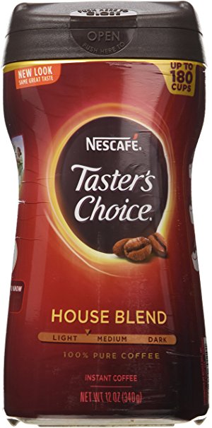 Taster's Choice Original Gourmet Instant Coffee 12Oz "3 Pack"