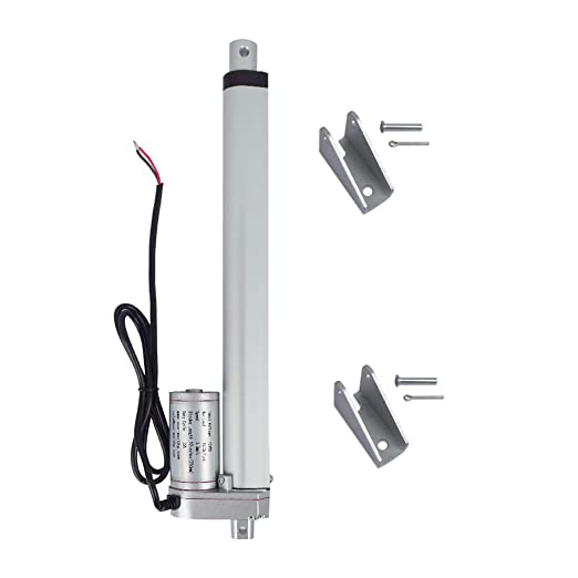 ECO-WORTHY 12 Volt 10 Inch Stroke Linear Actuator Heavy Duty 330lbs Maximum Lift with Mounting Brackets