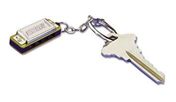 Hohner108 Mini Harmonica, Key Chain, Key Of C Major