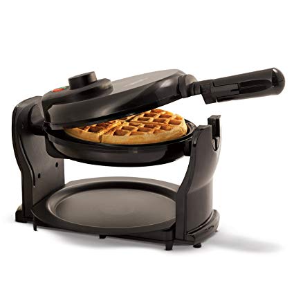 BELLA 13591 Classic Rotating Belgian Waffle Maker, Pro Black