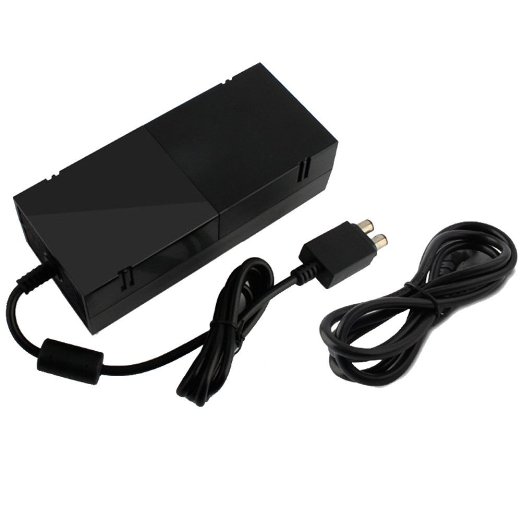 YCCTEAM AC Adapter Power Supply Charger Cord for Xbox One Auto Voltage,Black