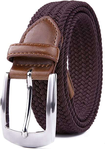 Woven Stretchy Braided Belts for Men & Women, Golf Casual Belt