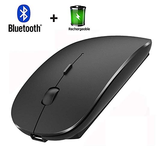 Bluetooth Mouse for Laptop Mac Pro Air Bluetooth Wireless Mouse for MacBook pro MacBook Air MacBook Mac Window Laptop (Black)