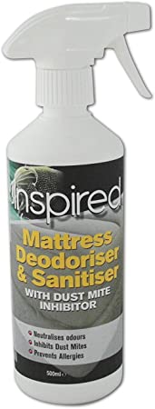 Inspired Mattress Deodoriser/ Sanitiser and Dust Mite Inhibitor, 500 ml