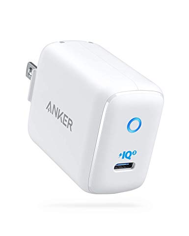 Anker 30W Power IQ 3.0 USB C Charger, PowerPort III mini, Compact Power Delivery Type C Charger, Foldable Plug, LED Indicator for iPhone XR/XS/Max/X/8, iPad Pro, Macbook, Galaxy S10/9, Pixel, and More