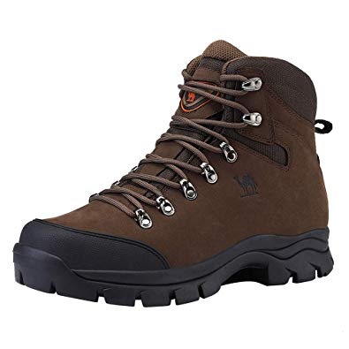 CAMEL CROWN Mens Hiking Boots Outdoor Trekking Backpacking Boot Mid Hiker Boot Mens Winter Boots