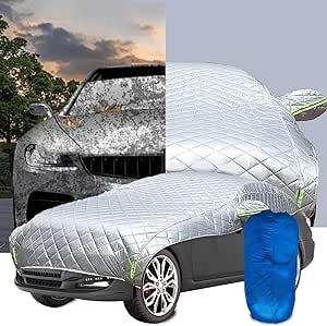 Hail Protector Car Cover, Car Cover Against Hail, Car Hail Cover Protector, 2024 New Hail Car Cover, Hail Blankets for Car, Hail Cover for Car,Thicken Hail Cover,Windshield Hail Protector (Sedan)