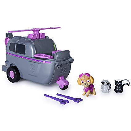 Paw Patrol, Skye’s Ride N Rescue, 2-in-1 Transforming Playset and Helicopter, for Kids Aged 3 and Up