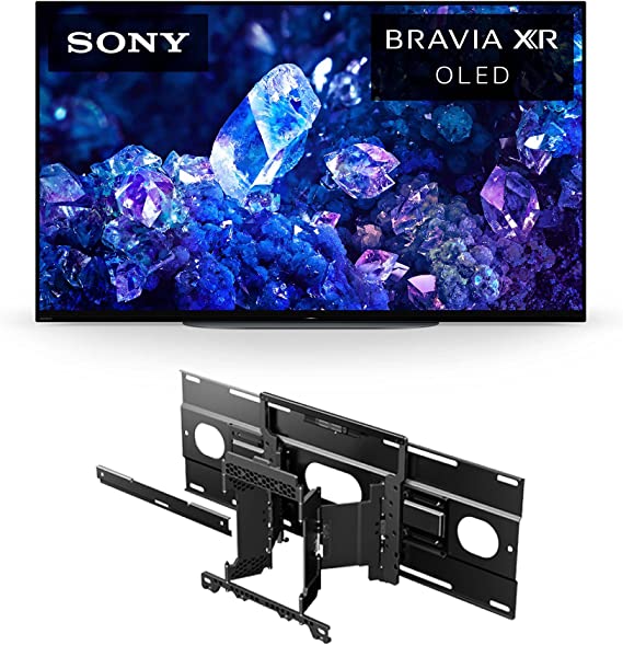 Sony 48 Inch 4K Ultra HD TV A90K Series: BRAVIA XR OLED Smart Google TV, Dolby Vision HDR, Exclusive Features for PS 5 XR48A90K- 2022 Model w/SU-WL855 Ultra Slim Wall-Mount Bracket