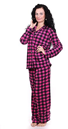Totally Pink Women's Warm and Cozy Fleece Pajama Set