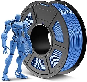 SUNLU ABS Filament 1.75mm 3D Printer Filament, Highly Resistant Durable, Heat Resistance, Excellent Toughness, Compatible with 99% FDM 3D Printers, 1kg Spool (2.2lbs), 395 Meters, Blue Grey