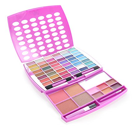 BR Makeup Kit, Glamur Girl Kit, 48 Eyeshadow / 4 Blush / 6 Lip Gloss