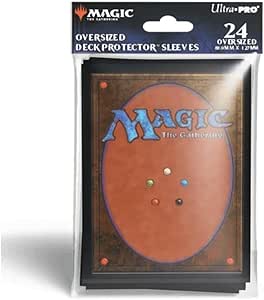 Ultra PRO - Oversized Magic: The Gathering Deck Protector® Sleeves, MTG Deck Protector Sleeves, Oversized Card Protectors, Commander & Planechase Formats, Gaming Card Storage, Archival Protection