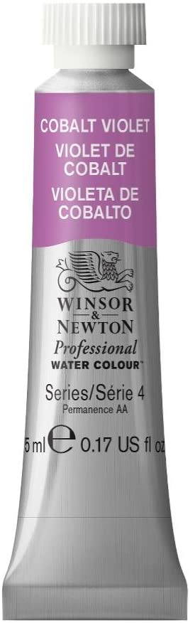 Winsor & Newton Professional Water Colour Paint, 5ml tube, Cobalt Violet