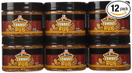 Grill Mates Cowboy Rub, 4.12-Ounce Jars(Pack of 12)