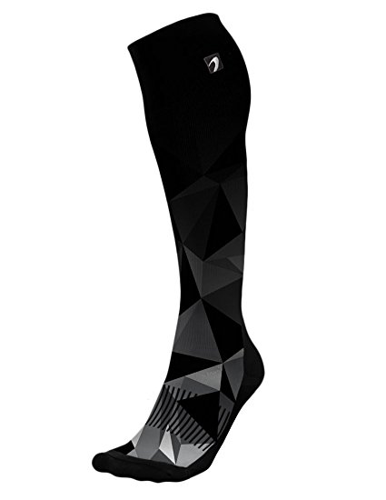 Designer Compression Socks Graduated for Performance and Recovery by Acel